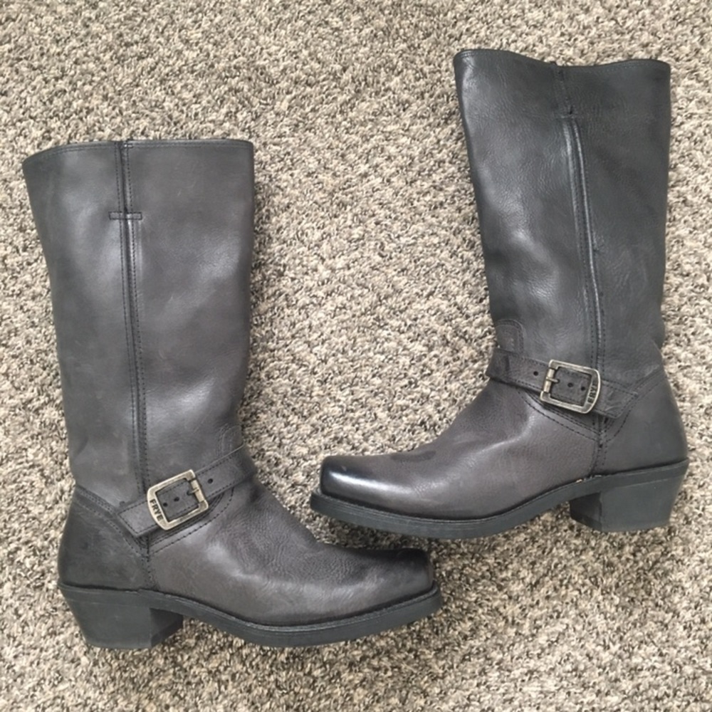 Frye 700 buckle boots